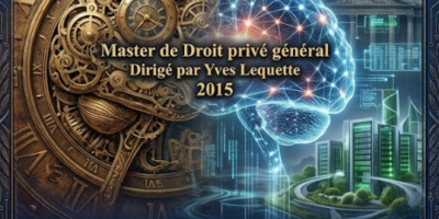 La Responsabilité du fait de l’intelligence artificielle