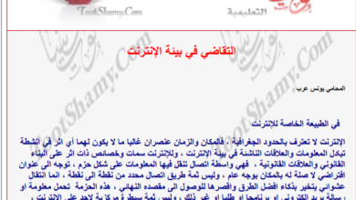 التقاضي في بيئة الإنترنت (للمحامي يونس عرب).