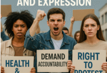 حرية الرأي والتعبير، التظاهر من منظور المجلس الوطني لحقوق الإنسان