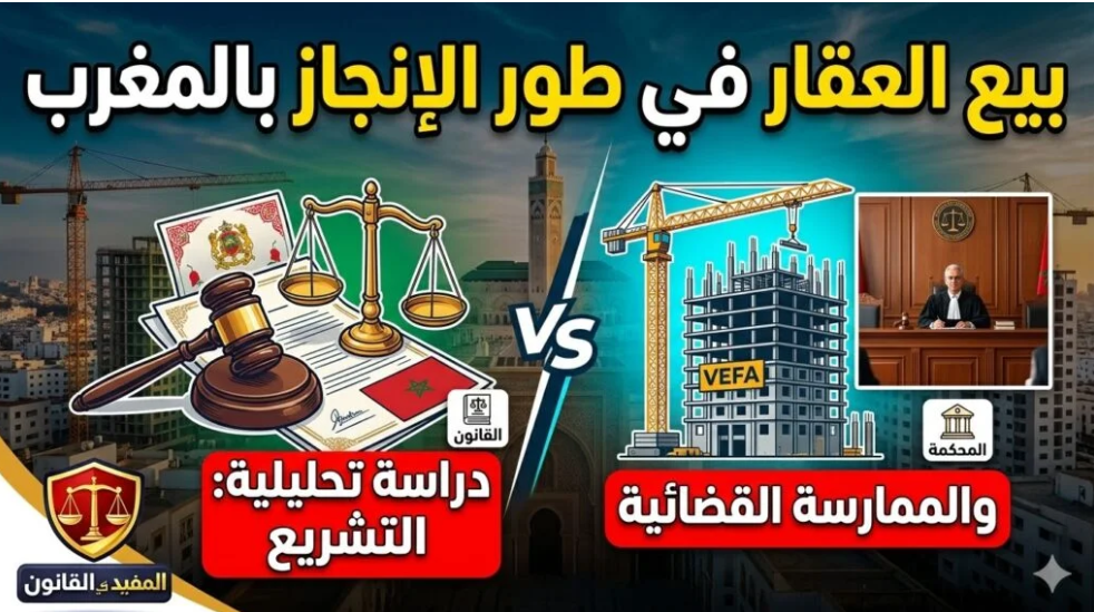 بيع العقار في طور الإنجاز بالمغرب: دراسة تحليلية بين التشريع والممارسة القضائية